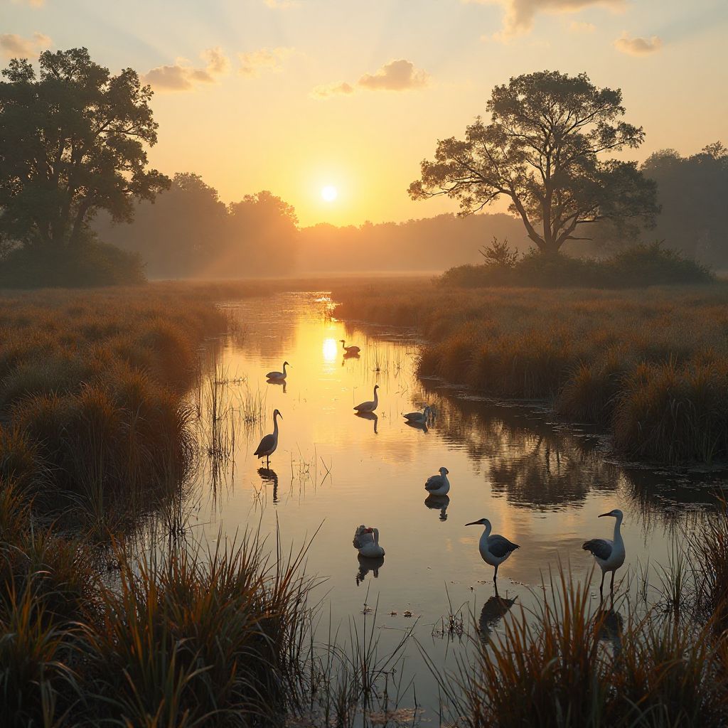 Wetland conservation project
