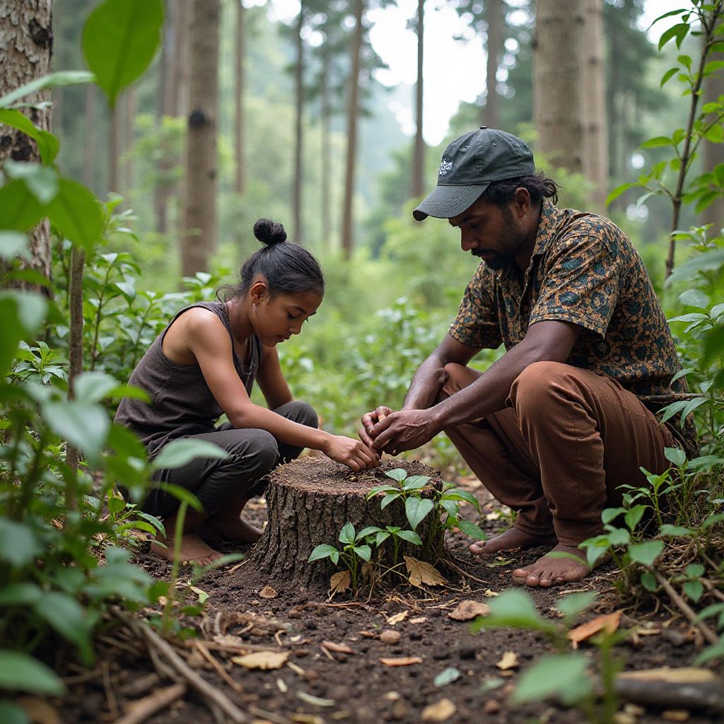 Sustainable community conservation project
